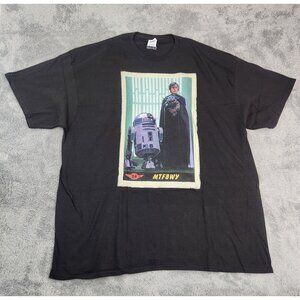 Star Wars Delta Pro Weight T-Shirt Mens 3XL Black R2-D2 Grogu Luke‎ Skywalker